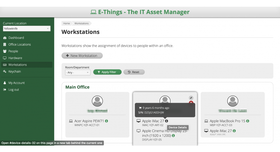 Asset Manager Workstations