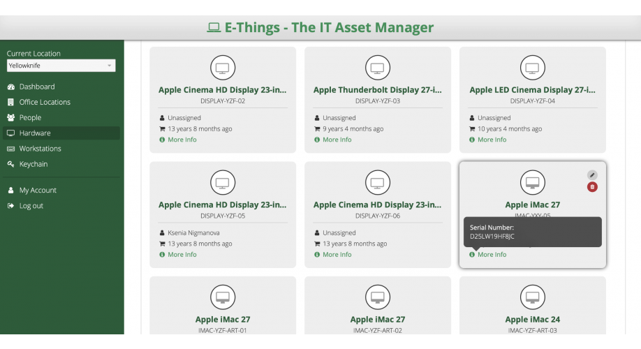 Asset Manager Hardware