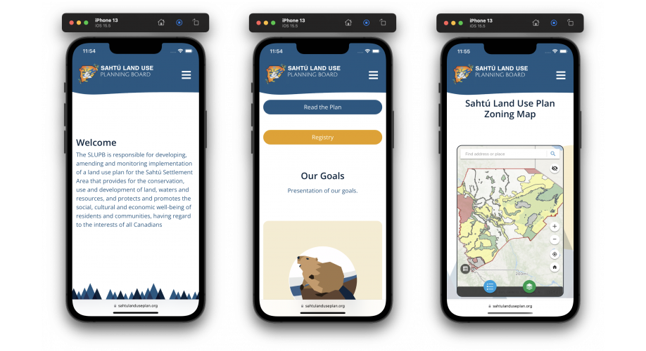 Sahtu Land Use Planning Board Home Page Mobile